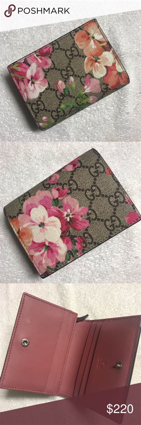 gucci wallet flower and birds|authentic Gucci wallet.